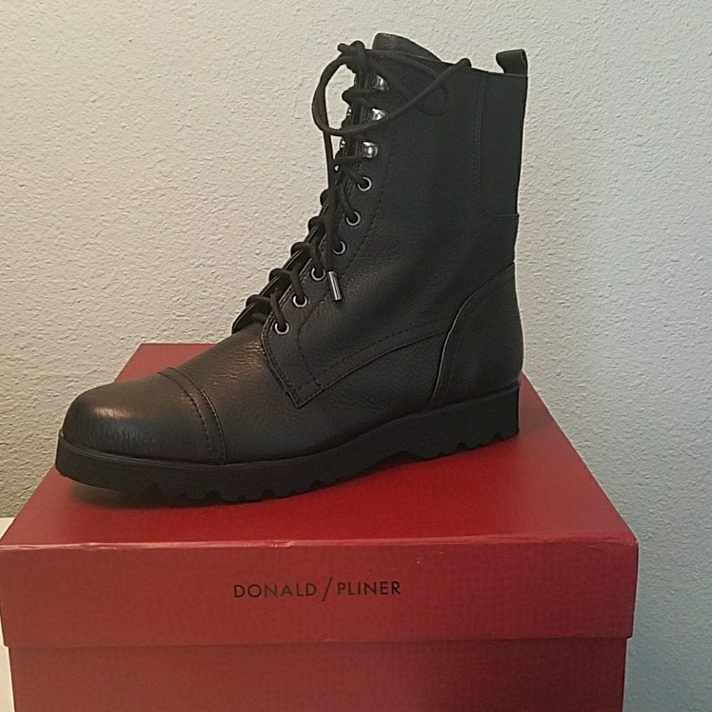 Donald j pliner combat moto boots